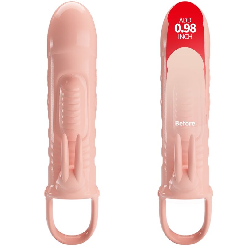 PRETTY LOVE - SLOANE NATURAL RABBIT PENIS SHEATH - Amore24