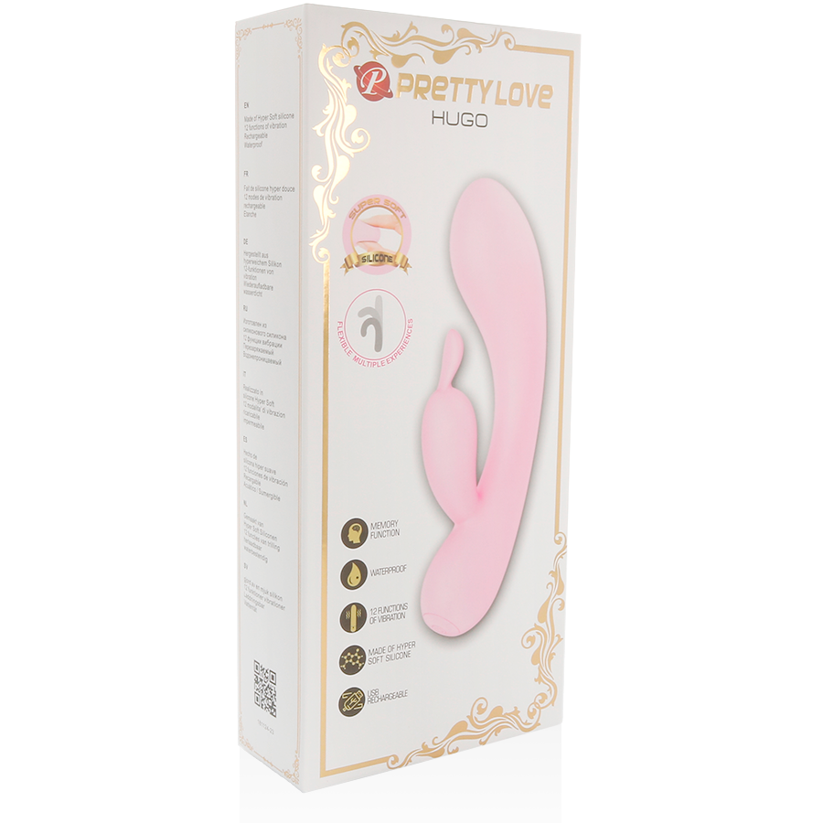 PRETTY LOVE - SMART HUGO RABBIT VIBRATOR WITH EARS - Amore24