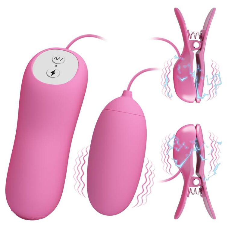 PRETTY LOVE - TWEEZERS WITH VIBRATION AND PINK ELETROSHOCK - Amore24