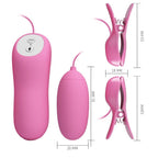 PRETTY LOVE - TWEEZERS WITH VIBRATION AND PINK ELETROSHOCK - Amore24