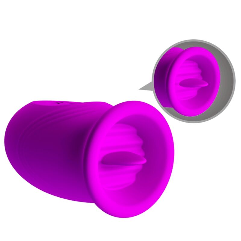 PRETTY LOVE - DAISY DUAL EGG RECHARGEABLE VIBRATOR PURPLE - Amore24