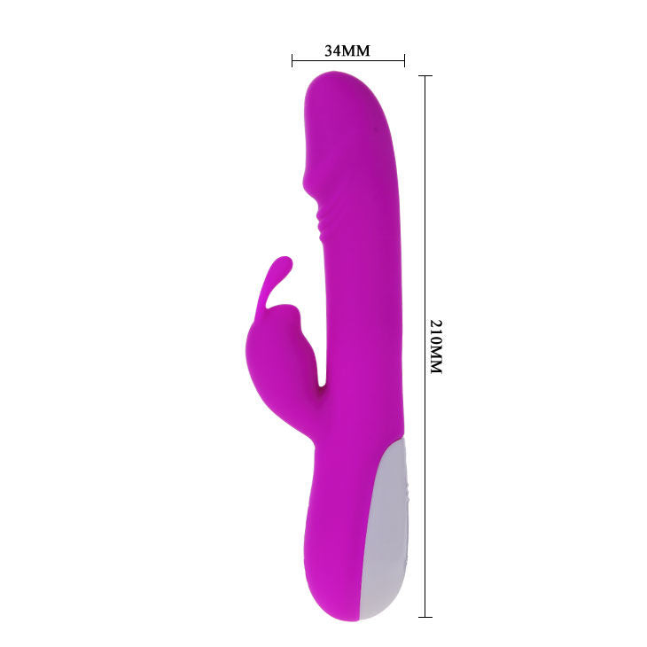 PRETTY LOVE - FLIRTATION ROBERT VIBRATOR WITH CLITORIS STIMULATOR - Amore24
