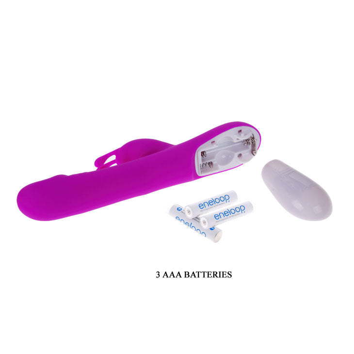 PRETTY LOVE - FLIRTATION ROBERT VIBRATOR WITH CLITORIS STIMULATOR - Amore24