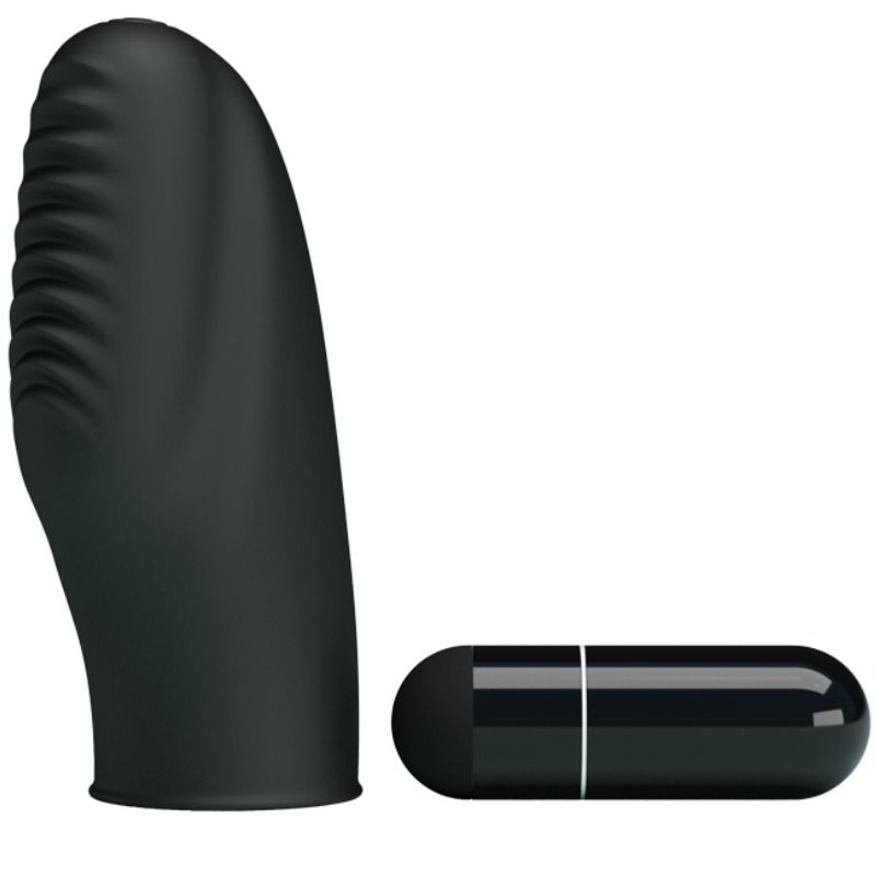 PRETTY LOVE - FLIRTATION STANFORD BLACK VIBRATION THIMBLE - Amore24