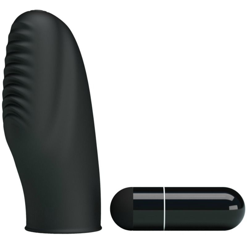 PRETTY LOVE - FLIRTATION STANFORD BLACK VIBRATION THIMBLE - Amore24