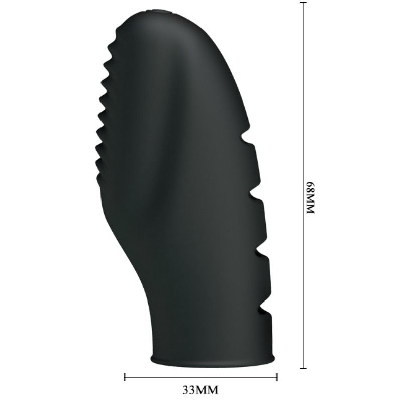 PRETTY LOVE - FLIRTATION STANFORD BLACK VIBRATION THIMBLE - Amore24