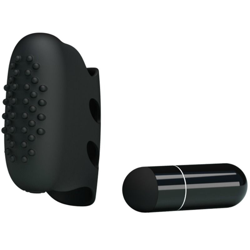 PRETTY LOVE - FLIRTATION STEWARD BLACK VIBRATION THIMBLE - Amore24