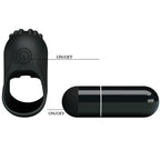 PRETTY LOVE - FLIRTATION STEWARD BLACK VIBRATION THIMBLE - Amore24