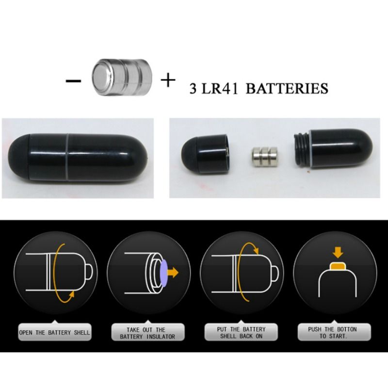 PRETTY LOVE - FLIRTATION STEWARD BLACK VIBRATION THIMBLE - Amore24