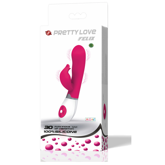 PRETTY LOVE - FLIRTATION VIBRATOR WITH FELIX STIMULATOR - Amore24
