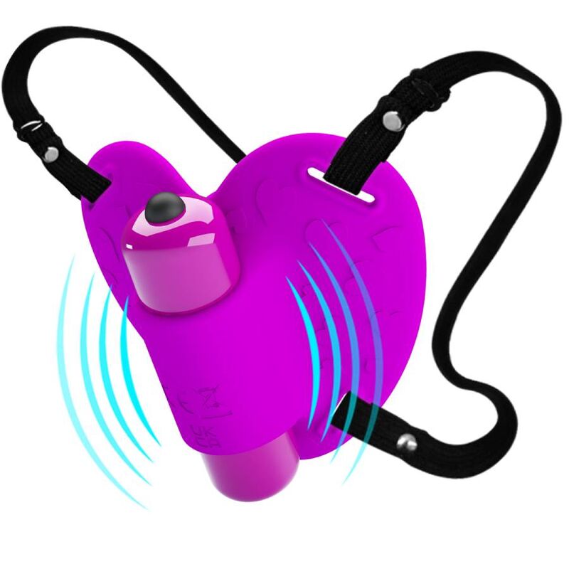 PRETTY LOVE - HEARTBEAT CLITORIS MASSAGER 10 VIBRATION MODES PURPLE - Amore24
