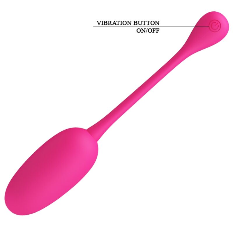PRETTY LOVE - KNUCKER PINK RECHARGEABLE VIBRATING EGG - Amore24