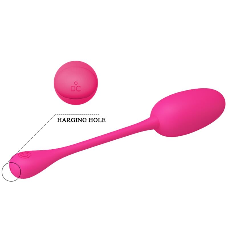 PRETTY LOVE - KNUCKER PINK RECHARGEABLE VIBRATING EGG - Amore24