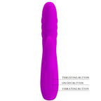 PRETTY LOVE - MELANIE PURPLE RECHARGEABLE RABBIT VIBRATOR - Amore24