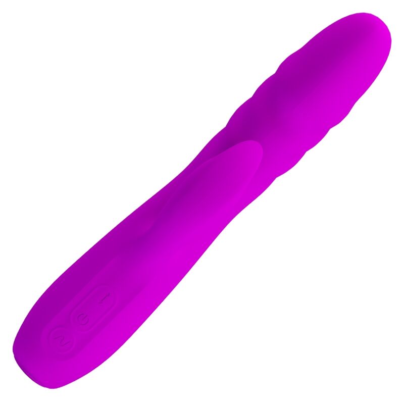 PRETTY LOVE - MELANIE PURPLE RECHARGEABLE RABBIT VIBRATOR - Amore24