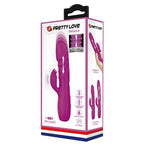 PRETTY LOVE - MELANIE PURPLE RECHARGEABLE RABBIT VIBRATOR - Amore24