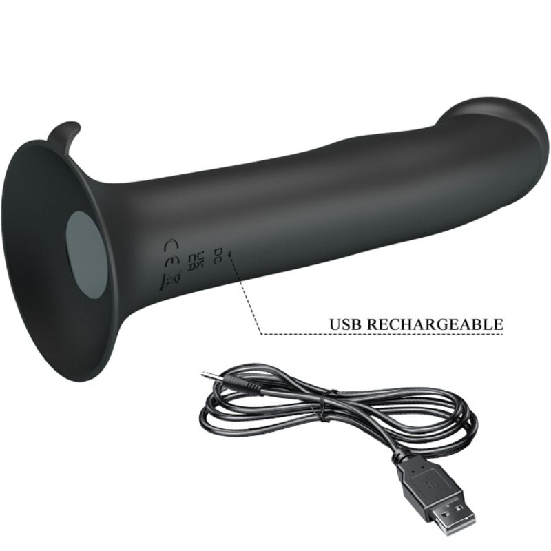 PRETTY LOVE - MURRAY VIBRATOR AND CLITORIS SUCKER BLACK - Amore24