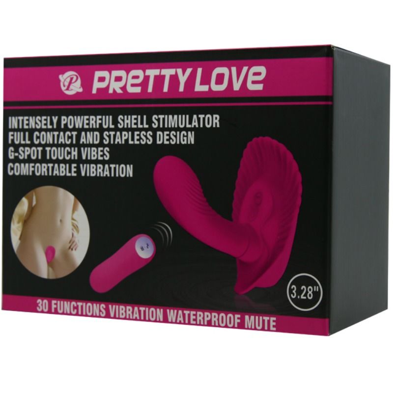 PRETTY LOVE - REMOTE CONTROL STIMULATING SHELL - Amore24