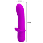 PRETTY LOVE - TROY PURPLE RECHARGEABLE VIBRATOR - Amore24