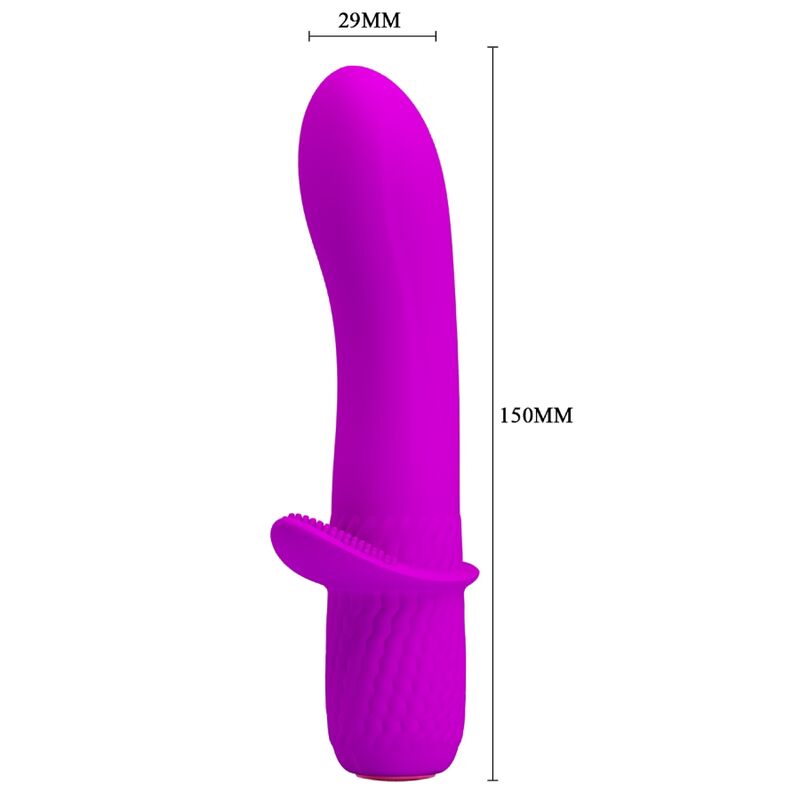 PRETTY LOVE - TROY PURPLE RECHARGEABLE VIBRATOR - Amore24