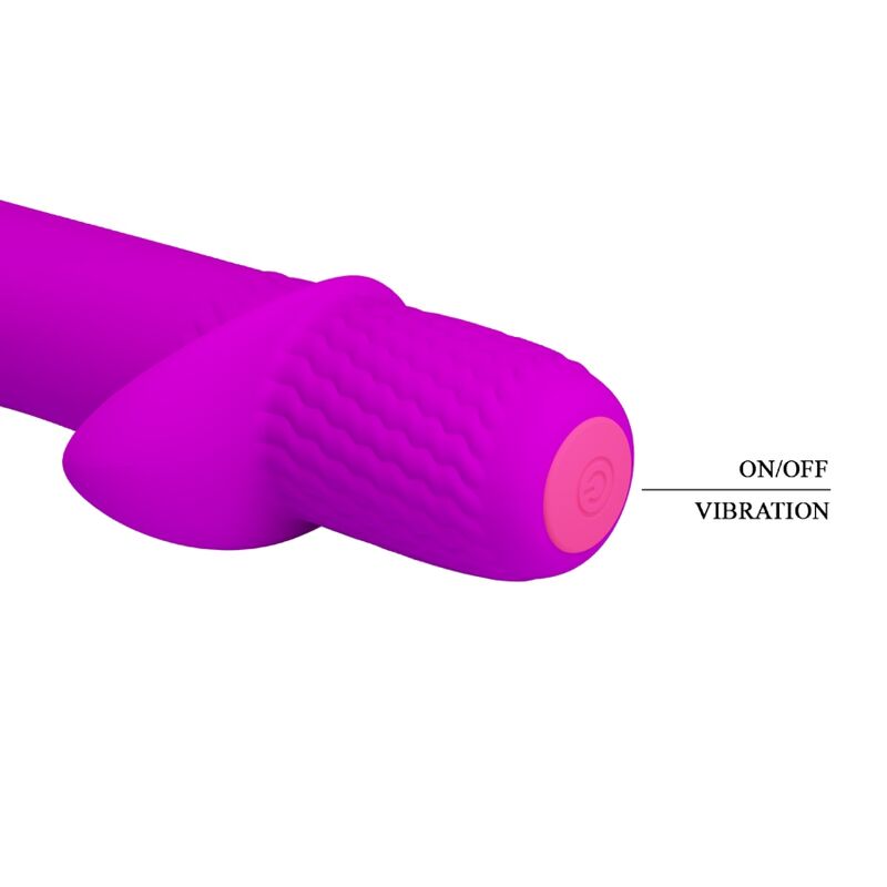 PRETTY LOVE - TROY PURPLE RECHARGEABLE VIBRATOR - Amore24