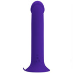 PRETTY LOVE - MURRAY YOUTH VIBRATING DILDO & RECHARGEABLE VIOLET - Amore24