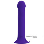 PRETTY LOVE - MURRAY YOUTH VIBRATING DILDO & RECHARGEABLE VIOLET - Amore24