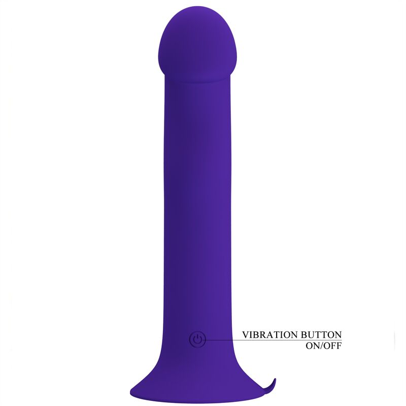 PRETTY LOVE - MURRAY YOUTH VIBRATING DILDO & RECHARGEABLE VIOLET - Amore24