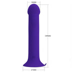 PRETTY LOVE - MURRAY YOUTH VIBRATING DILDO & RECHARGEABLE VIOLET - Amore24