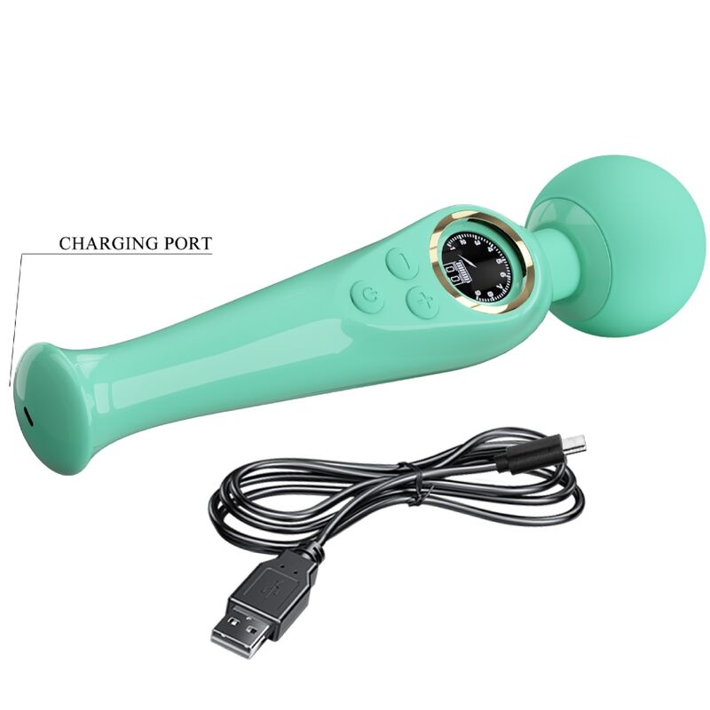 PRETTY LOVE - SKYLER GREEN WAND VIBRATOR - Amore24