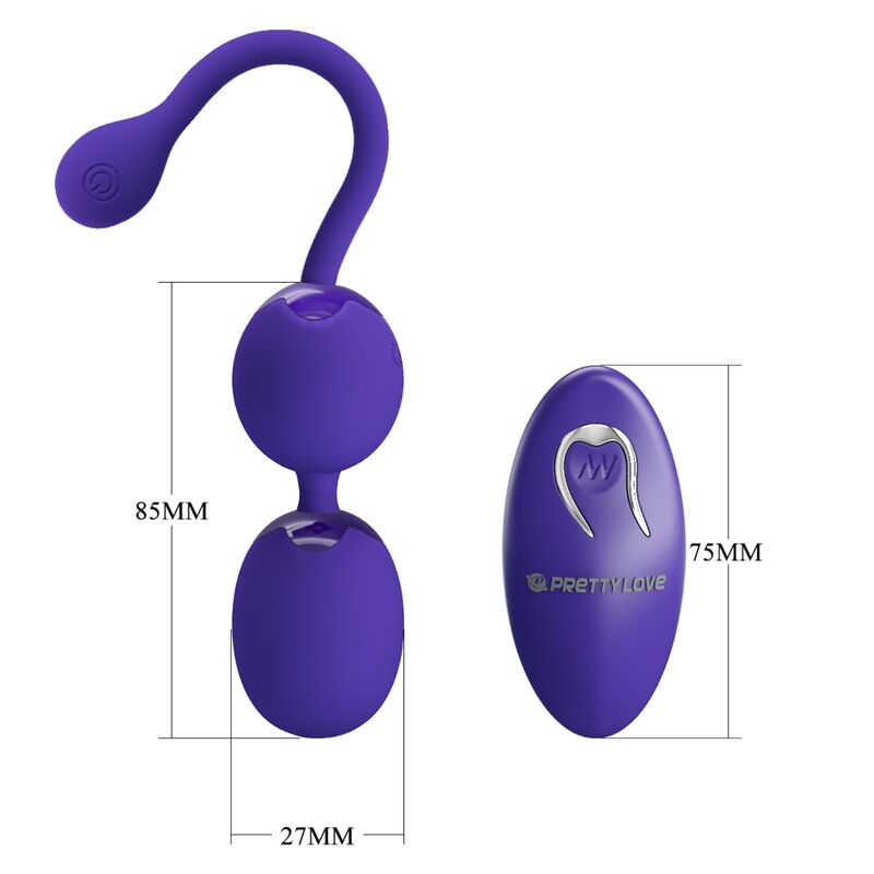 PRETTY LOVE - WILLIE YOUTH REMOTE CONTROL BALLS & VIOLET VIBRATION - Amore24