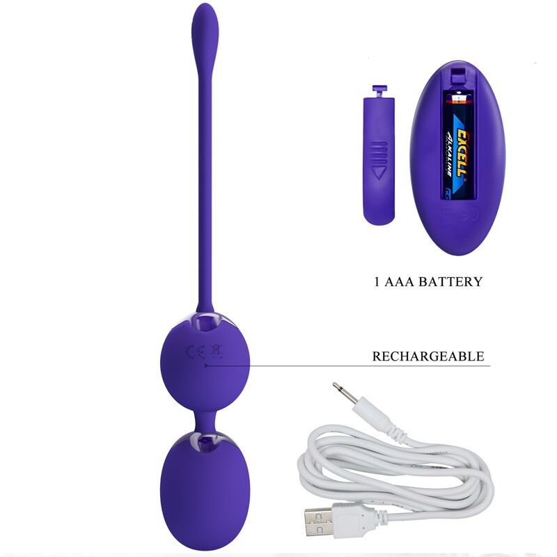PRETTY LOVE - WILLIE YOUTH REMOTE CONTROL BALLS & VIOLET VIBRATION - Amore24
