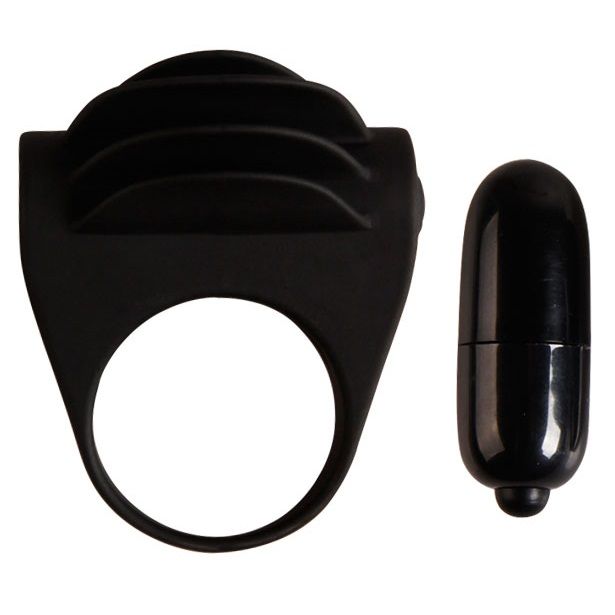 PRETTY LOVE - CHESTER BLACK VIBRATOR RING - Amore24