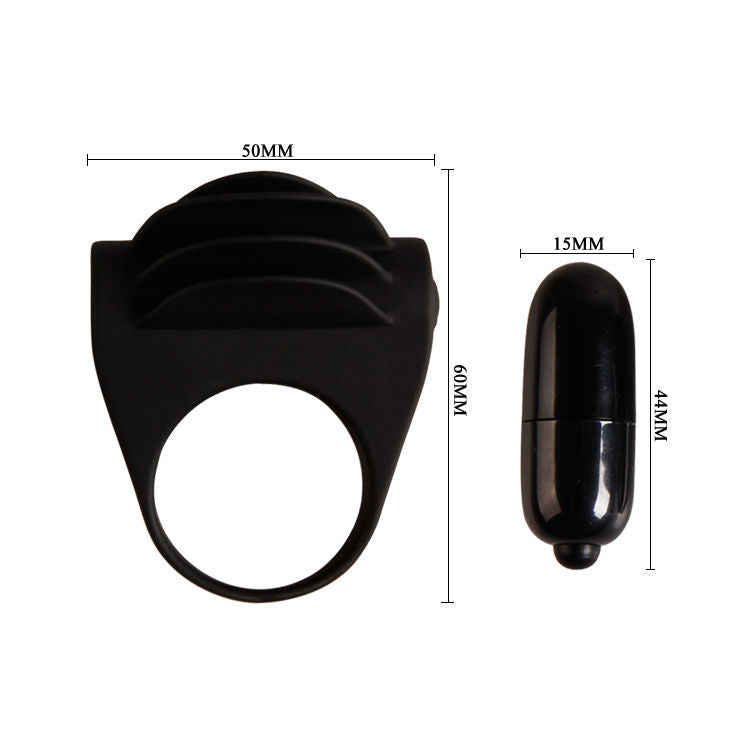 PRETTY LOVE - CHESTER BLACK VIBRATOR RING - Amore24