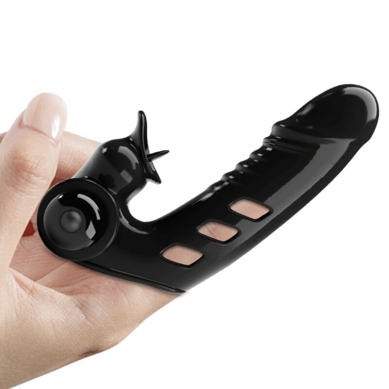 PRETTY LOVE - CORBIN BLACK VIBRATOR FINGER COVER - Amore24