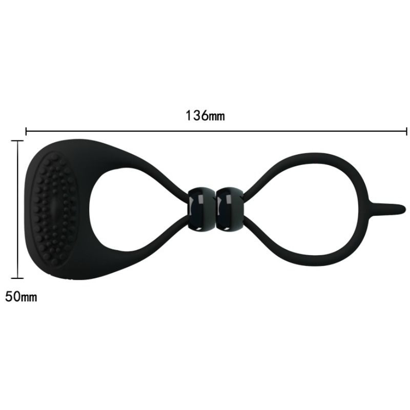 PRETTY LOVE - DOUBLE RING FOR PENIS AND TESTICLES - Amore24