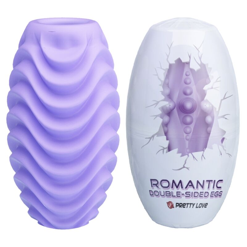 PRETTY LOVE - DOUBLE SIDED LILAC MASTURBATOR EGG - Amore24