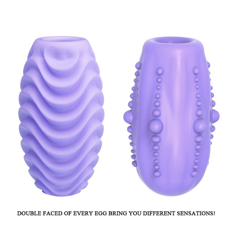 PRETTY LOVE - DOUBLE SIDED LILAC MASTURBATOR EGG - Amore24