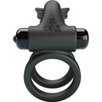 PRETTY LOVE - DOUBLE VIBRATING RING WITH BLACK STIMULATOR - Amore24