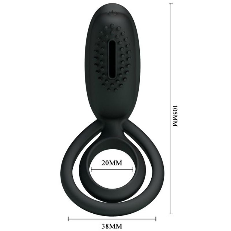 PRETTY LOVE - ESTHER VIBRATING RING WITH STIMULATOR - Amore24