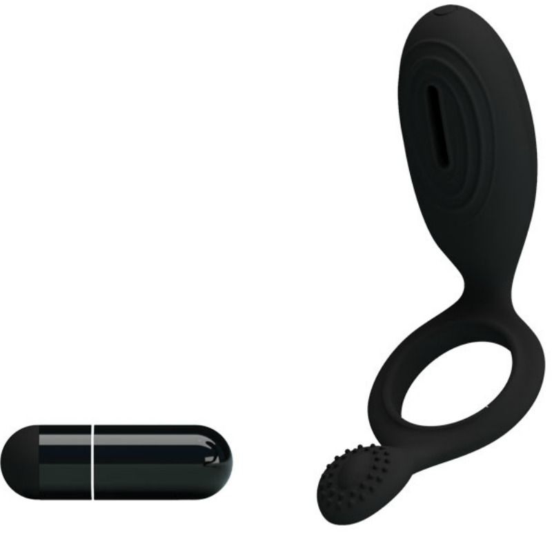 PRETTY LOVE - ETHEL VIBRATING RING WITH STIMULATOR - Amore24