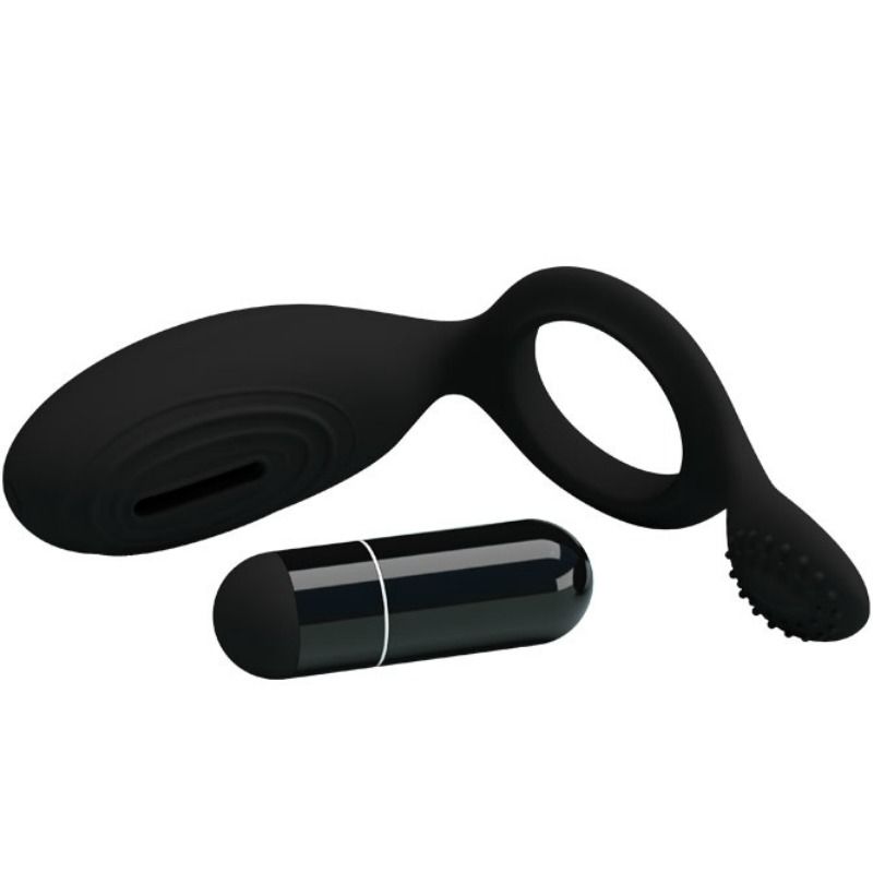 PRETTY LOVE - ETHEL VIBRATING RING WITH STIMULATOR - Amore24