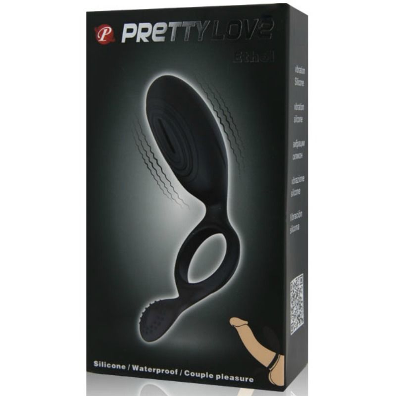 PRETTY LOVE - ETHEL VIBRATING RING WITH STIMULATOR - Amore24