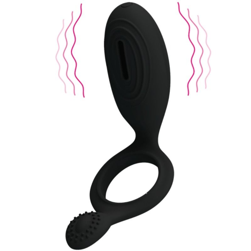 PRETTY LOVE - ETHEL VIBRATING RING WITH STIMULATOR - Amore24