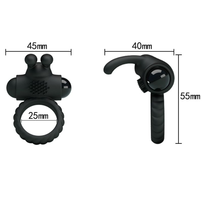 PRETTY LOVE - EUDORA VIBRATING RING WITH STIMULATOR - Amore24