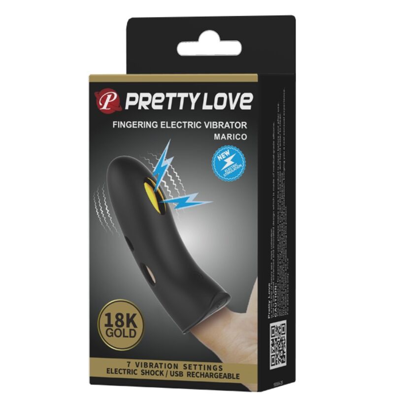PRETTY LOVE - MARICO BLACK ELECTRO-STIMULATOR FINGER COVER - Amore24