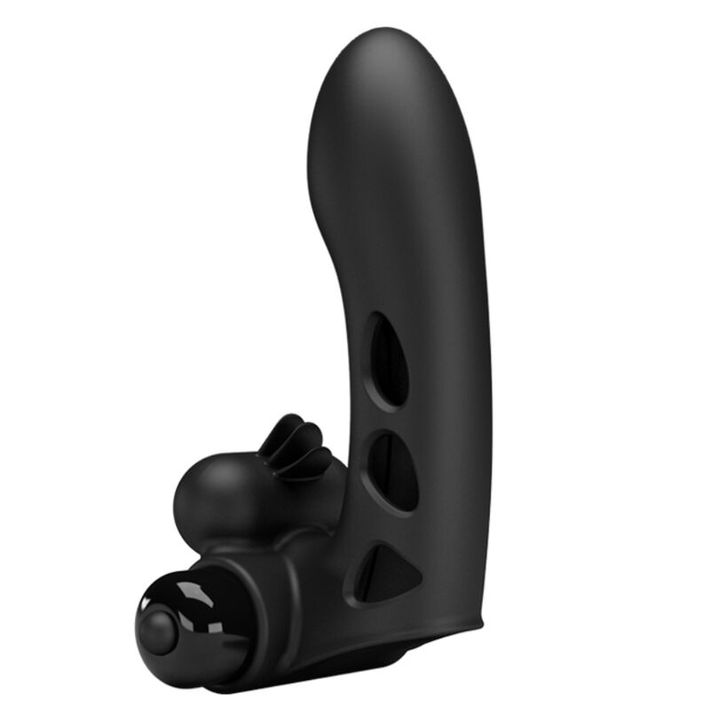 PRETTY LOVE - ORLANDO BLACK VIBRATOR FINGER COVER - Amore24