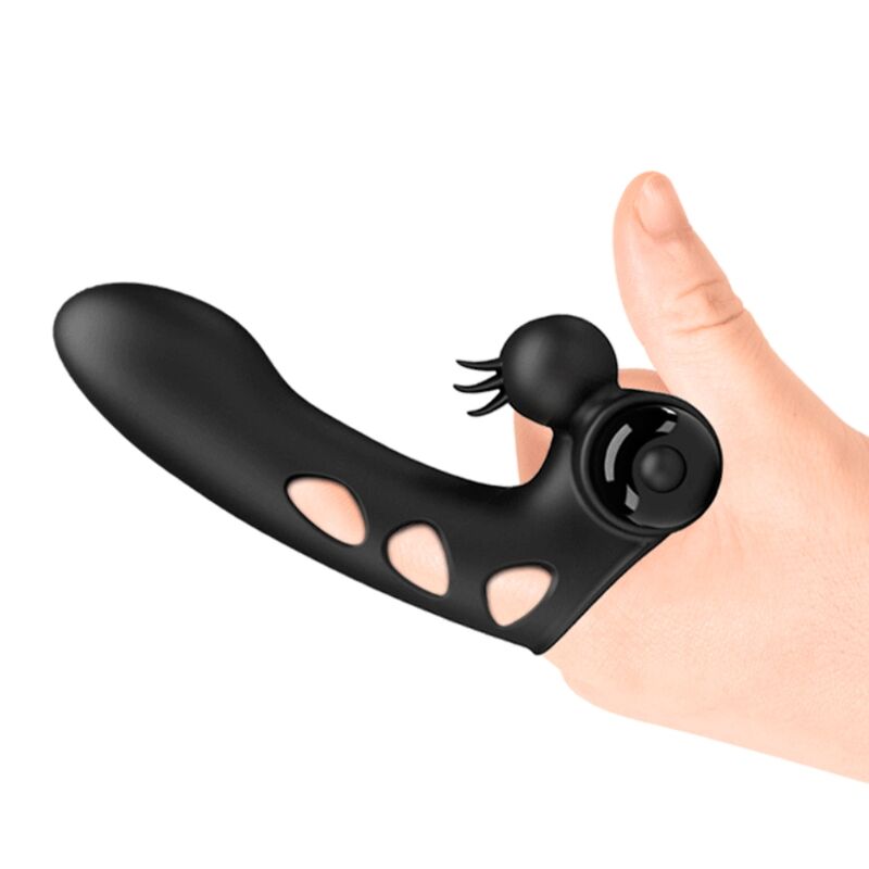 PRETTY LOVE - ORLANDO BLACK VIBRATOR FINGER COVER - Amore24