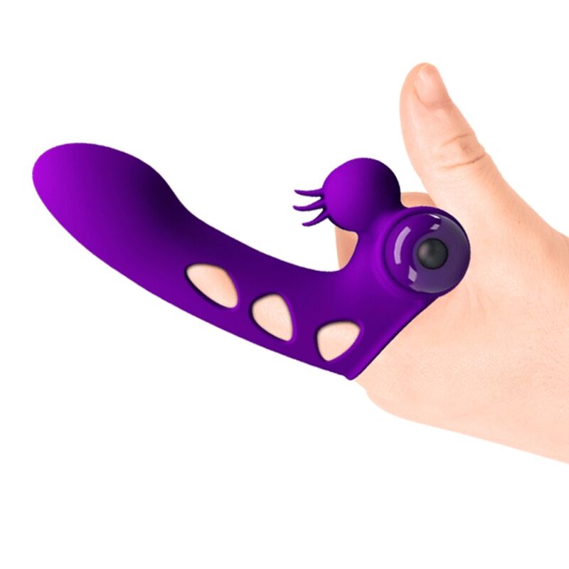 PRETTY LOVE - ORLANDO PURPLE VIBRATOR FINGER COVER - Amore24