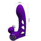 PRETTY LOVE - ORLANDO PURPLE VIBRATOR FINGER COVER - Amore24